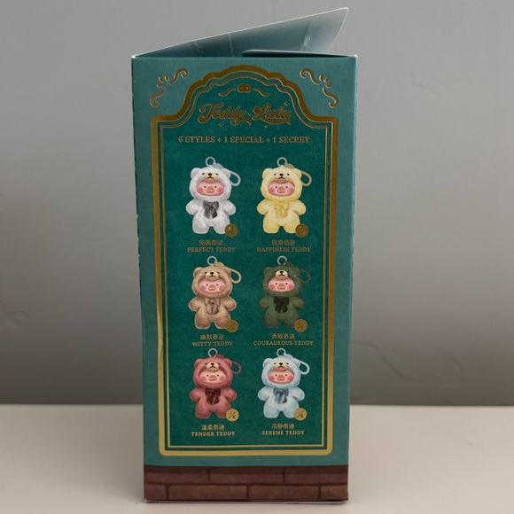 LULU THE PIGGY Vintage Teddy Shop Plush Vinyl Face Pendant TENDER TEDDY - Picture 5 of 7